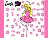 Dibujo Barbie bailarina de ballet pintado por janami