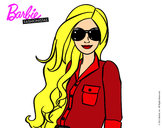 Dibujo Barbie con gafas de sol pintado por AnnieMCH