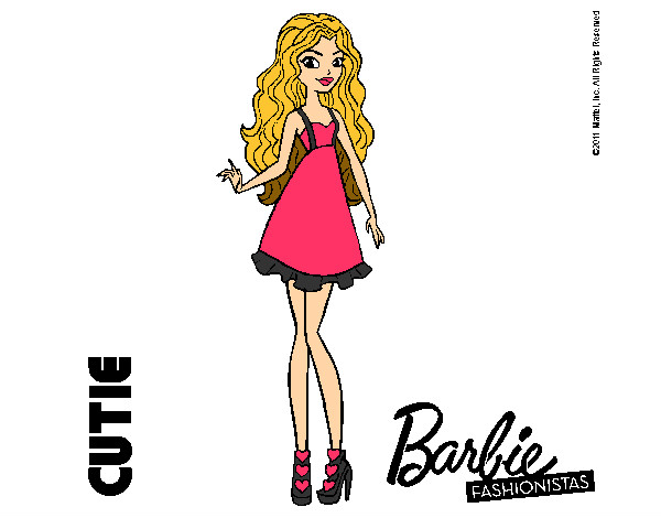 Dibujo Barbie Fashionista 3 pintado por AnnieMCH