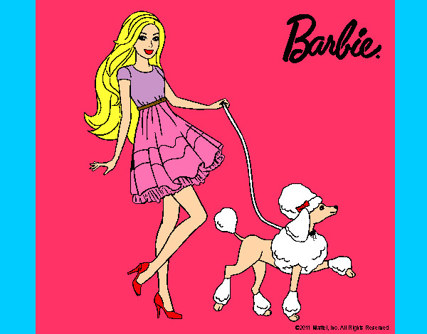 barbie hat ein Hund gefunden..