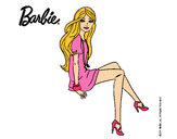 Dibujo Barbie sentada pintado por AnnieMCH