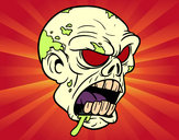 Dibujo Cabeza de zombi pintado por AnnieMCH