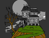Dibujo Casa encantada pintado por tori128