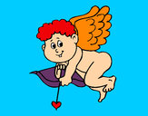 Dibujo Cupido 3 pintado por Dianayare