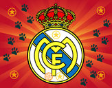 Dibujo Escudo del Real Madrid C.F. pintado por turi