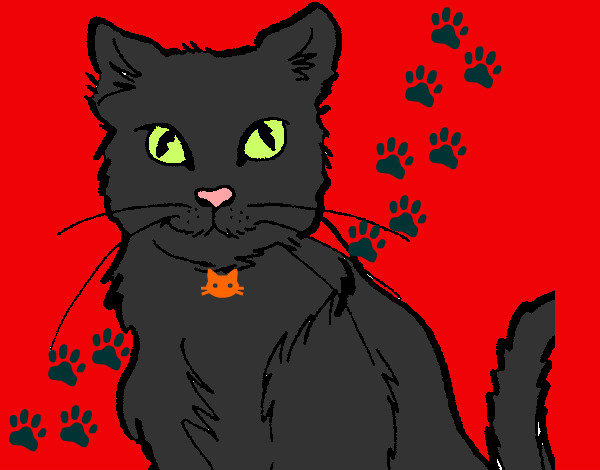 Dibujo Gato pintado por fativalen