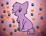 Dibujo Gato con flequillo II pintado por aditimerak