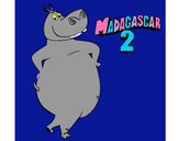 Dibujo Madagascar 2 Gloria 1 pintado por etythebest