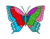 Dibujo Mariposa 16 pintado por EPUL