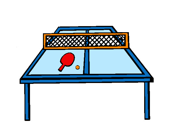 Dibujo de mesa de ping-pong pintado por P1a2 en  el día 23-10-12  a las 20:13:02. Imprime, pinta o colorea tus propios dibujos!
