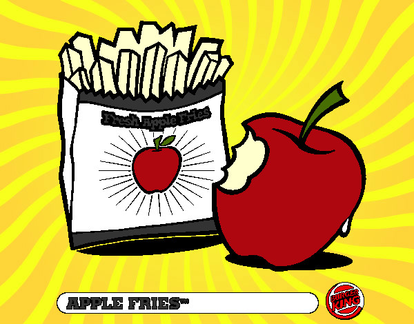 Dibujo Apple fries pintado por AnnieMCH