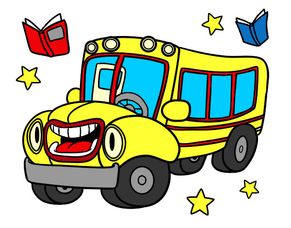 Dibujo Autobús animado pintado por oscar332
