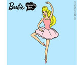 Dibujo Barbie bailarina de ballet pintado por Alefeji