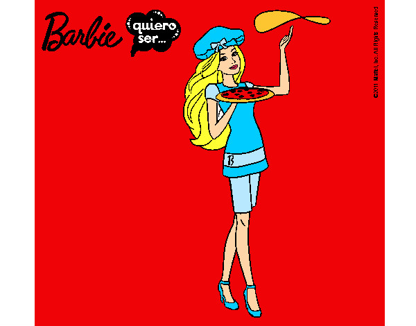 Barbie cook