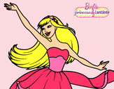 Dibujo Barbie feliz pintado por Elenita11