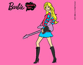 Dibujo Barbie la rockera pintado por barbilomax