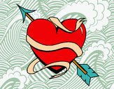Dibujo Corazón con flecha III pintado por Princess16
