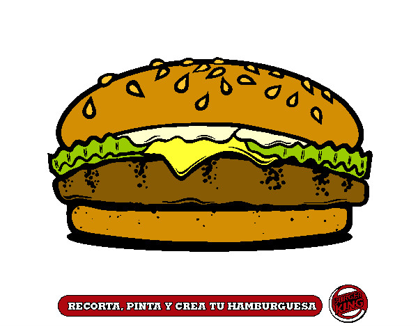 Dibujo Crea tu hamburguesa pintado por AnnieMCH
