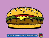 Dibujo Crea tu hamburguesa pintado por Guille1000
