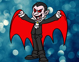 Dibujo Drácula malvado pintado por alydy_kare