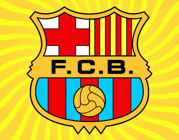 Dibujo Escudo del F.C. Barcelona pintado por alvaro-ju