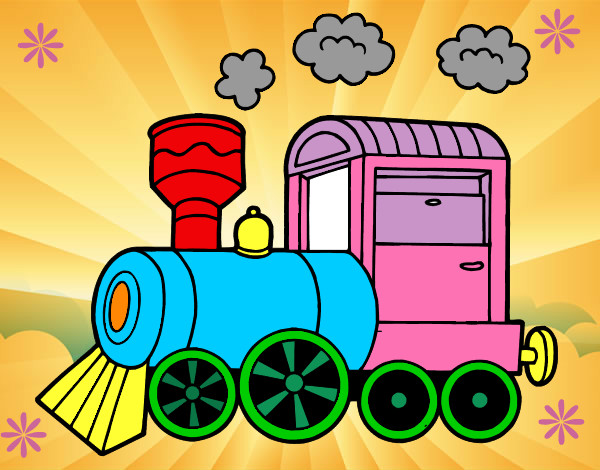 Dibujo Locomotora de vapor pintado por Luciagm
