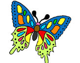 Dibujo Mariposa 2a pintado por alessandre