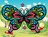 Dibujo Mariposa bonita pintado por benja20031