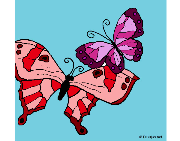 Dibujo Mariposas pintado por fany