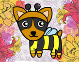 Dibujo Perro-abeja pintado por sara10A