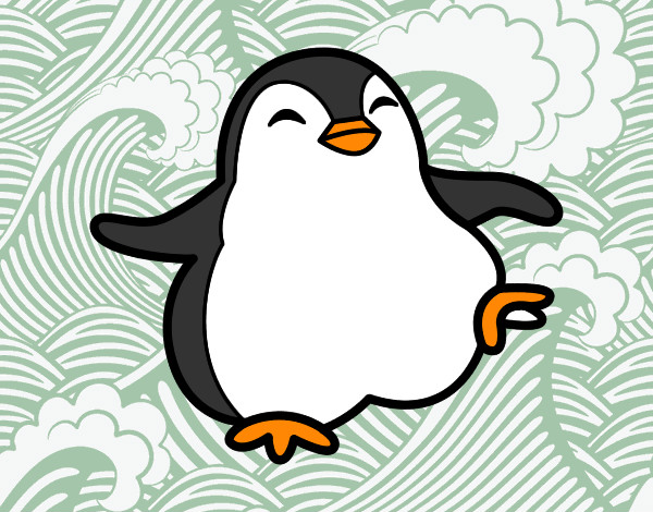 Dibujo de Pingüino de la Antartida pintado por Luciagm en  el  día 02-11-12 a las 14:37:42. Imprime, pinta o colorea tus propios dibujos!