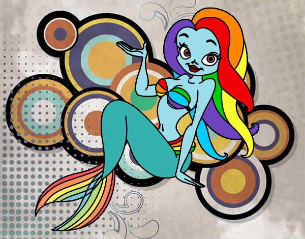 sirena Rainbow dash