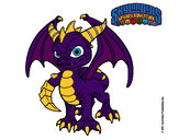 Dibujo Spyro pintado por guepard13