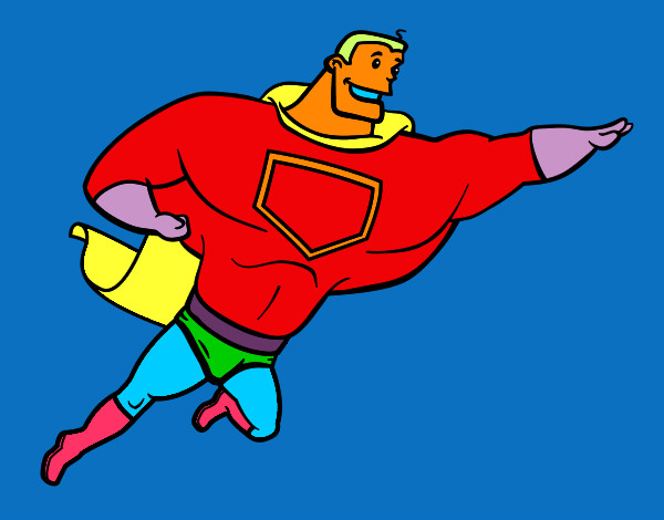 Dibujo Superhéroe grande pintado por alvaro-ju