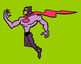 Dibujo Superhéroe poderoso pintado por Guille1000
