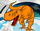 Dibujo Tiranosaurio Rex enfadado pintado por lucas58098