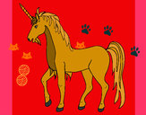Dibujo Unicornio II pintado por brisapico