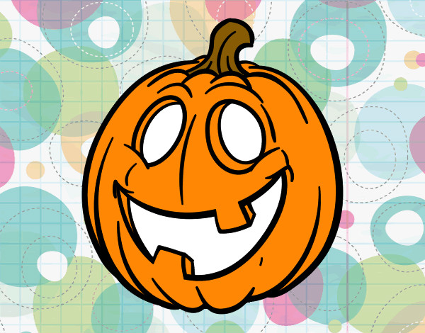 Dibujo Calabaza de Halloween pintado por vitu102