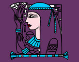 Dibujo Cleopatra pintado por larirose