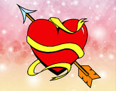 Dibujo Corazón con flecha III pintado por raquel99