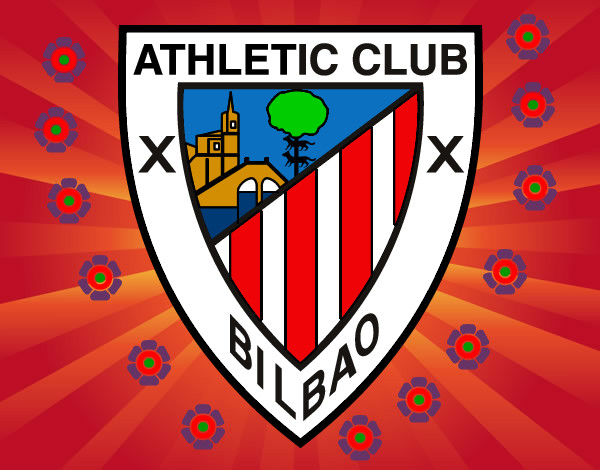 Dibujo Escudo del Athletic Club de Bilbao pintado por geroaikasl