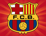 Dibujo Escudo del F.C. Barcelona pintado por ezequiel11