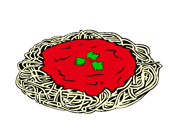 Dibujo Espaguetis con queso pintado por TONOYBETO