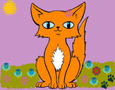 Dibujo Gato persa pintado por supersaioa