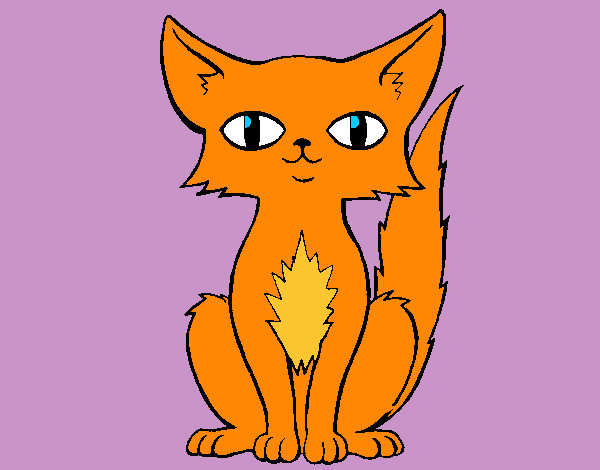 Dibujo Gato persa pintado por Yesenia