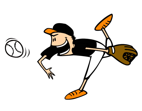 Dibujo Lanzador de béisbol pintado por geilibeth