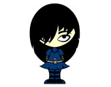 Dibujo Look Emo pintado por celeste_10