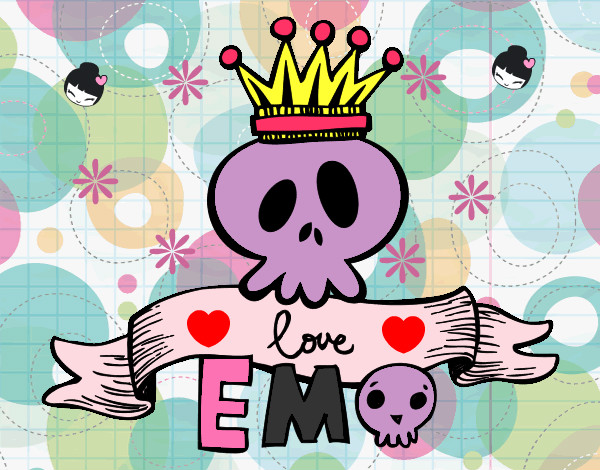 Dibujo Love Emo pintado por ana2001