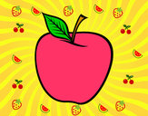 Dibujo Manzana grande pintado por TONOYBETO