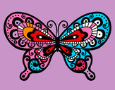 Dibujo Mariposa bonita pintado por larirose
